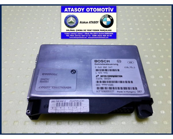 BMW E39 528İ OTOMATİK ŞANZIMAN BEYNİ 0260002547 1423445 7506068 24607506068 24601423833 24601423264 24601423091 24601422922 24601422753 24601422718 GS8.70.1 M52